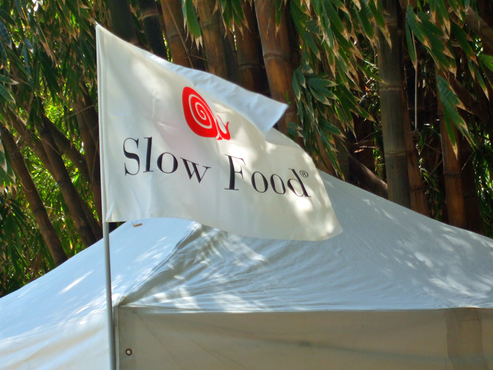 La bandiera di Slow Food