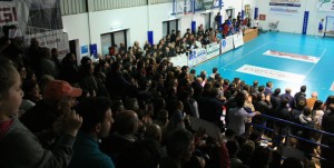 Il numeroso pubblico del Pala Bellina