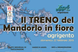 Domenica 22 Febbraio 2015 è ripartito il Treno Storico Siciliano da Palermo alla volta di Agrigento Centrale per la 70° Sagra del Mandorlo in Fiore. Il treno, i cui rotabili rientrano nel parco storico di Fondazione FS Italiane, è stato composto dalla locomotiva storica anni 60 e dalle carrozze tipo “59” anni 70 e dalle 
