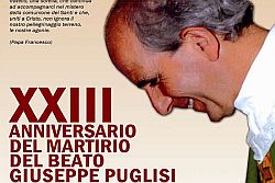 Si chiama “Festa con 3P” (ricordando il modo in cui si firmava Padre Pino Puglisi) ed è la nuova manifestazione organizzata dall’Arcidiocesi di Palermo nel XXIII anniversario per mano mafiosa del sacerdote-martire. Una festa musicale (e non solo) aperta a tutti che si terrà il 15 settembre dalle 20.30 nel Piano della Cattedrale di Palermo 

