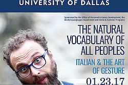 Dallas – Si svolgerà presso l`Università di Dallas in Texas il docu-film diretto dall’artista siciliano Luca Vullo, il 23 Gennaio alle 18.00. Dopo la proiezione ci sarà la possibilità di incontrare il regista . Alla manifestazione coordinata dal Prof. Anthony Nussmeier del dipartimento di lingua moderna e di italiano dell`UD, parteciperanno assieme agli studenti ed 
